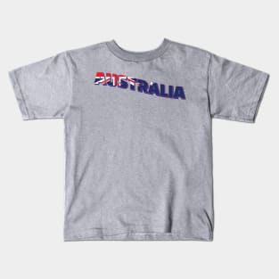 Australia Vintage style retro souvenir Kids T-Shirt